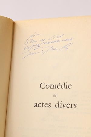 Comédies et actes divers