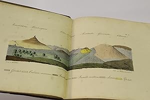 Vues et coupes principales formations géologiques du Puy-de-Dôme accompagnées de la description e...