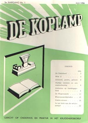 Imagen del vendedor de De koplamp.Gericht op onderwijs en practijk in het kruideniersbedrijf. 4e jaargang, nrs. 3, 4, 5 & 6, 5e jaargang, nrs. 1 & 2 a la venta por Bij tij en ontij ...