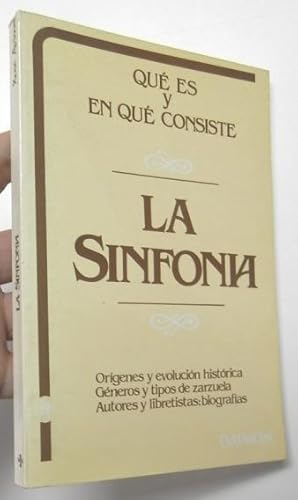 Imagen del vendedor de La sinfona a la venta por Librera Mamut