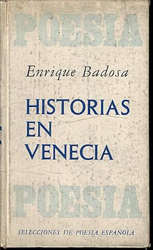 Imagen del vendedor de HISTORIAS EN VENECIA. a la venta por Librera Javier Fernndez