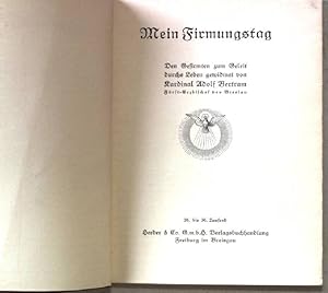 Image du vendeur pour Mein Firmungstag. mis en vente par books4less (Versandantiquariat Petra Gros GmbH & Co. KG)