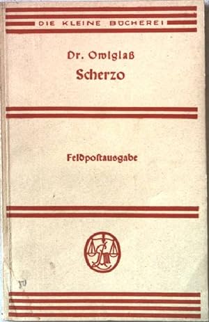 Immagine del venditore per Scherzo. Verse. Die Kleine Bcherei. venduto da books4less (Versandantiquariat Petra Gros GmbH & Co. KG)