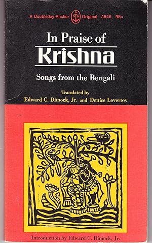 Imagen del vendedor de In Praise of Krishna Songs from the Bengali a la venta por John Thompson