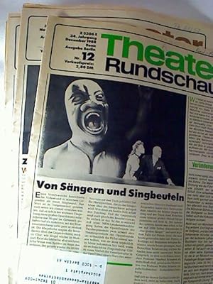 Theater-Rundschau. - Ausgabe Berlin - 34. Jg. / 1988. - (Konvolut: Hefte 1-5 u. 7/8-12)