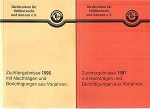 Seller image for Zuchtergebnisse 1996 und 1997 mit Nachtr?gen und Berichtigungen aus Vorjahren. 2 B?nde for sale by Antiquariat Hans Wger