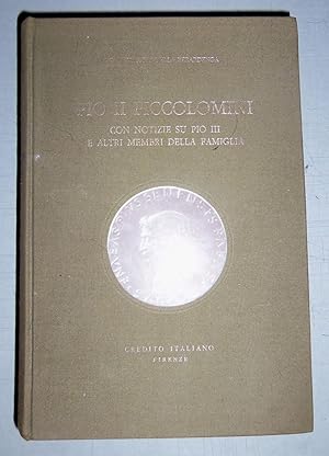 Pio II Piccolomini con notizie su Pio III ed altri membri della famiglia.