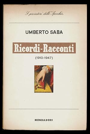 Immagine del venditore per Tutte le opere XV. Ricordi - Racconti (1910 - 1947). Con un discorso di Guido Piovene venduto da Libreria Antiquaria Pontremoli SRL