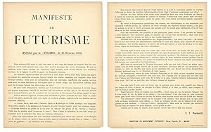 Manifeste du futurisme (Pubblié [sic, per "publié"] par «Le Figaro» le 20 Février 1909)