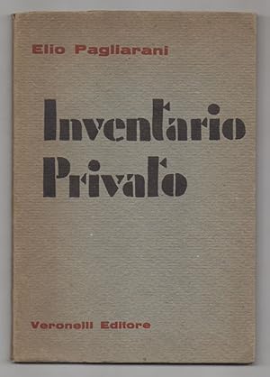 Inventario privato. Prefazione di Giacomo Zanga. Disegni di Alberto Casarotti