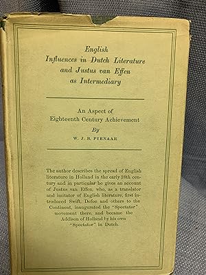 Seller image for English Influences in Dutch Literature and Justus Van Effen as Intermediary for sale by Bryn Mawr Bookstore