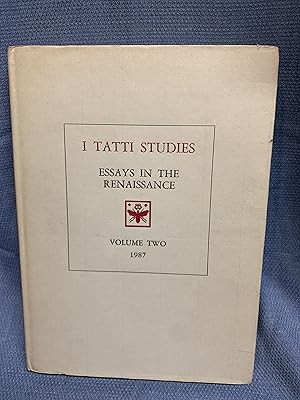 Immagine del venditore per I Tatti Studies. Essays in the Renaissance. Volume 2 venduto da Bryn Mawr Bookstore