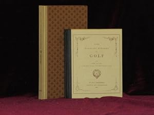 Bild des Verkufers fr Rules of the Thistle Golf Club & a Few Rambling Remarks on Golf zum Verkauf von Charles Parkhurst Rare Books, Inc. ABAA