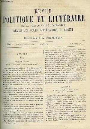 Seller image for LA REVUE POLITIQUE ET LITTERAIRE 2e ANNEE - 2e SEMESTRE N2 - ABEILLE PAR ANATOLE FRANCE, HISTOIRE DE LA QUESTION EGYPTIENNE PAR H. GANEM, LES CONCOURS DE L'ACADEMIE FRANCAISE PAR CAMILLE DOUCET, PETITES SCENES DE LA VIE POLITIQUE PAR JOSEPH REINACH for sale by Le-Livre