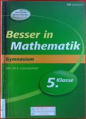 Seller image for Besser in Mathematik. Gymnasium. Mit Lsungsheft. 5. Klasse. for sale by biblion2