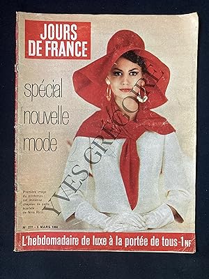 JOURS DE FRANCE-N°277-5 MARS 1960-SPECIAL NOUVELLE MODE