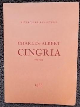 Image du vendeur pour Charles-Albert Cingria 1883-1954. mis en vente par Le Cabinet d'Amateur