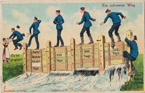 Bild des Verkufers fr Farbige Postkarte. Abgestempelt Osterode 26.10.1910. zum Verkauf von Antiquariat Heinz Tessin