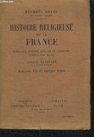 Bild des Verkufers fr HISTOIRE RELIGIEUSE DE LA FRANCE zum Verkauf von Le-Livre