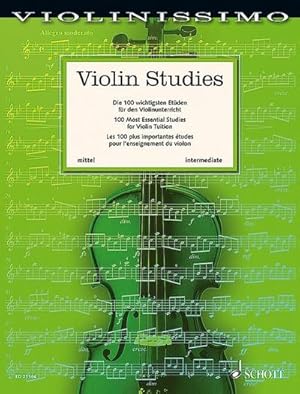 Image du vendeur pour Violin Studies : Die 100 wichtigsten Etden fr den Violinunterricht. Band 4. Violine. mis en vente par AHA-BUCH GmbH