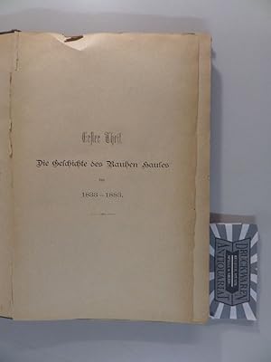 Das Rauhe Haus und die Arbeitsfelder der Brüder des Rauhen Hauses 1833 bis 1883 - Eine Jubelgabe ...