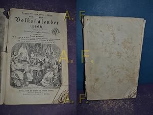 Imagen del vendedor de Oesterreichischer Volkskalender fr 1868, Vierundzwanzigster Jahrgang. a la venta por Antiquarische Fundgrube e.U.