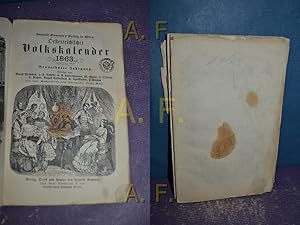 Bild des Verkufers fr Oesterreichischer Volkskalender fr 1863, Neunzehnter Jahrgang. zum Verkauf von Antiquarische Fundgrube e.U.