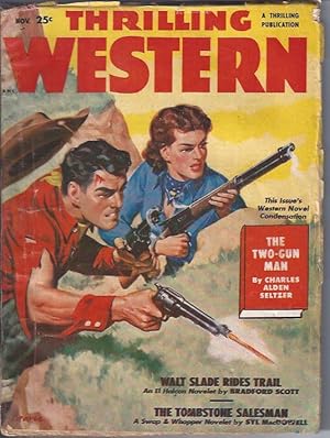 Imagen del vendedor de Thrilling Western, November, 1950 a la venta por The Ridge Books