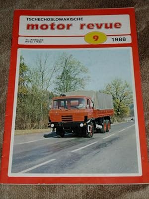 Tschechoslowakische motor-revue - technik / sport / turistik 9/1988, Jahrgang 34