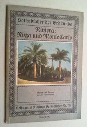 Image du vendeur pour Die Riviera. Nizza und Monte Carlo. mis en vente par Antiquariat Sander