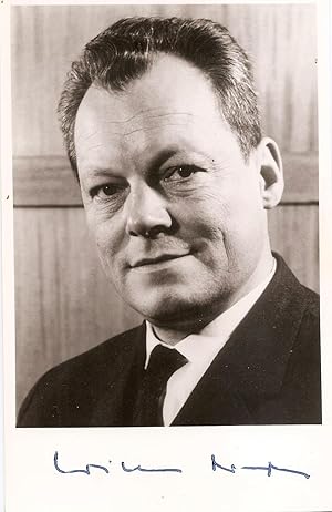 Signed photograph of Willy Brandt