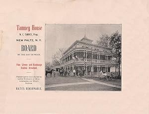 Historic Advertising Print: Tamney House, New Paltz, Ulster County, New York