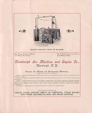 Historic Advertising Print: Newburgh Ice Machine Co., Orange County, NY
