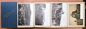 Reise-Erinnerungen Riesengebirge 1906. Leporello-Album mit 43 Karten. Davon 16 schwarzweiß Fotoka...