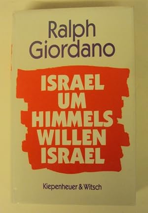 Bild des Verkufers fr Israel um Himmels willen Israel. zum Verkauf von Der Buchfreund
