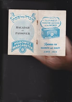 Seller image for Hagadah of Passover The Haggadah of Passover Hagada shel pesach compliments of Horowitz Margareten. [pesah pessach haggadah] for sale by Meir Turner