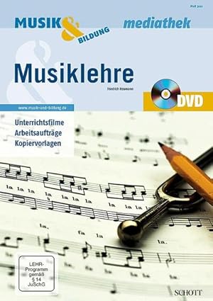 Bild des Verkufers fr Musiklehre : Unterrichtsfilme, Arbeitsauftrge, Kopiervorlagen. Ausgabe mit DVD. zum Verkauf von AHA-BUCH GmbH