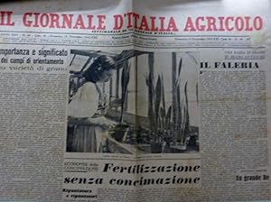 IL GIORNALE D'ITALIA AGRICOLA Settimanale de IL GIORNALE D'ITALIA Domenica 13 Novembre 1942 - XXI