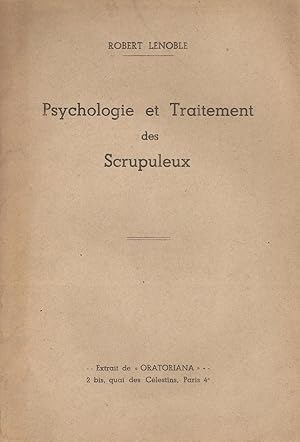 Seller image for Psychologie et traitement du scrupuleux for sale by Bouquinerie L'Ivre Livre