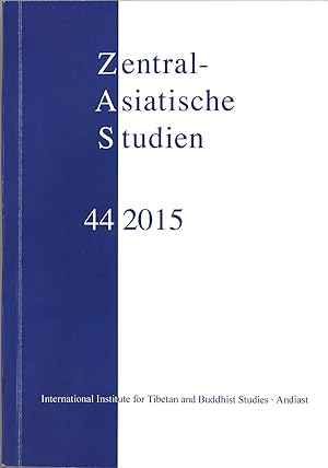 Bild des Verkufers fr Zentralasiatische Studien 44 (2015) zum Verkauf von Prof. Schuh Securities GmbH