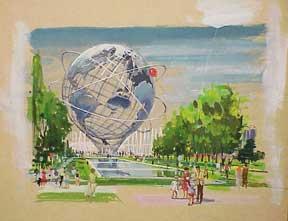 Unisphere (a.k.a. Globitron) ,Symbol of New York World's Fair.