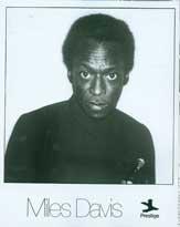 Miles Davis: Publicity Photograph for Prestige Records.