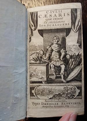 Bild des Verkufers fr C. Iulii Caesaris Quae extant ex emendatione Ios. Scaligeri zum Verkauf von Fronhofer Schlsschen Galerie