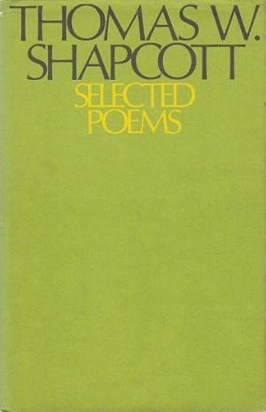 Imagen del vendedor de Selected poems a la venta por Leaf and Stone Books