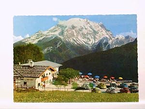 AK Ramsau bei Berchtesgaden, Berggasthof und Pension " Zipfhäusl ", Sahnegletscher.