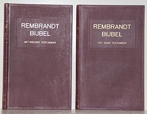 Seller image for Rembrandt-Bijbel, 2 deelen met 240 afbeeldingen. Het oude teatement en het nieuwe testament. for sale by Antiquariat  Braun