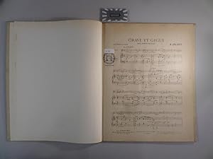 Bild des Verkufers fr Grave et gigue por violon et piano. Deux pieces faciles. A.L.17 992. zum Verkauf von Druckwaren Antiquariat