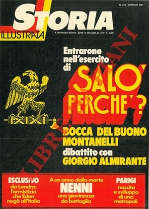 Entrarono nell'esercito di Salò perchè ? Dibattito con Giorgio Almirante.Bocca Del Buono Montanelli.