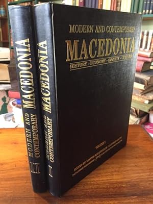 Bild des Verk�ufers f�r Modern and Contemporary Macedonia: History, Economy, Society, Culture. Volume I: Macedonia Under Ottoman Rule. Volume II: Macedonia Between Liberation and the Present Day. In two volumes complete zum Verkauf von Foster Books - Stephen Foster - ABA, ILAB, & PBFA