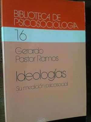 Seller image for IDEOLOGAS : SU MEDICIN PSICOSOCIAL for sale by Librera Pramo